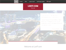 Tablet Screenshot of loeff.com